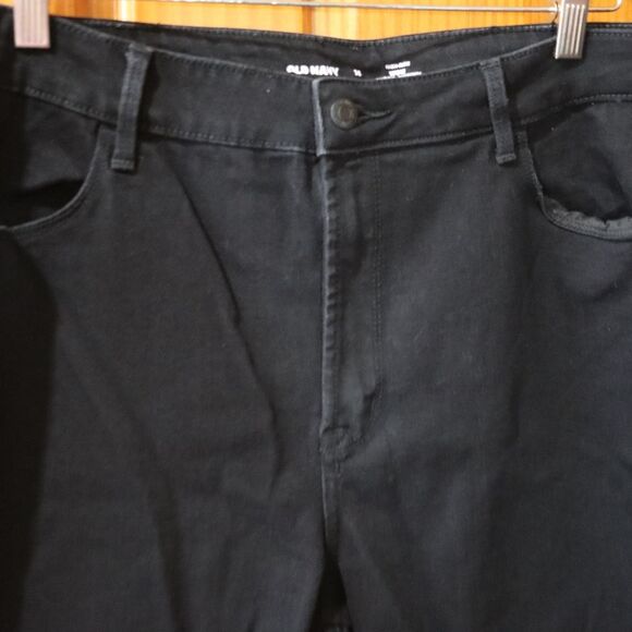 Old Navy Black High-Rise WOW Super Skinny Jeans Women’s Size 16 Chic - Picture 3 of 9